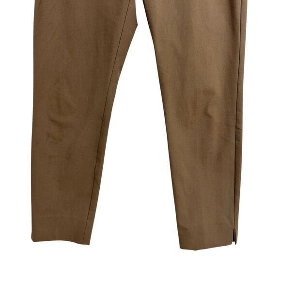 Theory Belisa Cropped New Recovery Trouser Pant Brown Size 12 - Picture 6 of 11